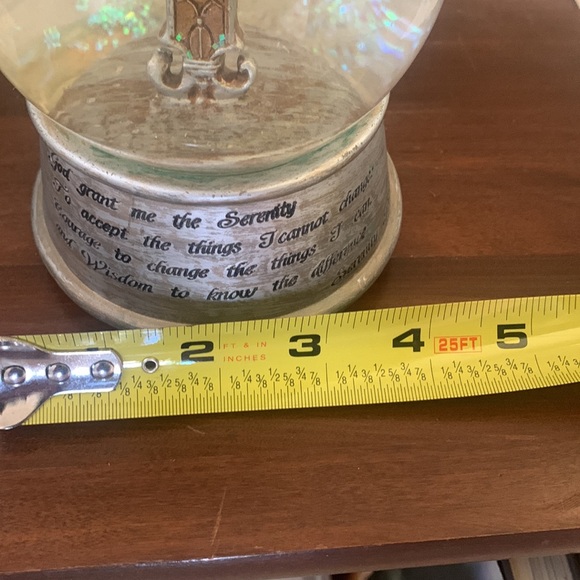 Serenity Prayer Musical Snow Globe - Picture 12 of 12